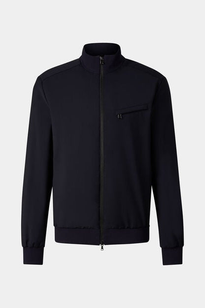 Virgin Wool Jacket Milan In Dark Blue