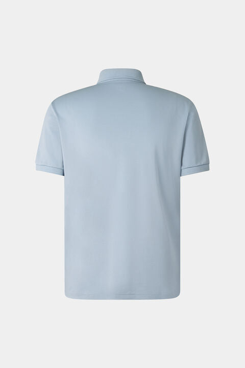Daniel Functional Short-Sleeved Top In Misty Blue