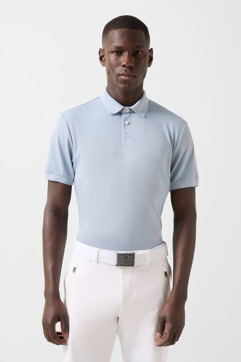 Daniel Functional Short-Sleeved Top In Misty Blue