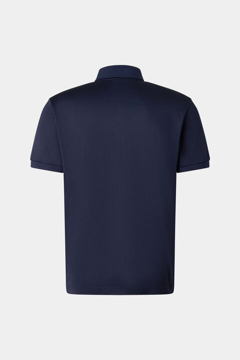 Daniel Functional Short-Sleeved Top In Navy Blue