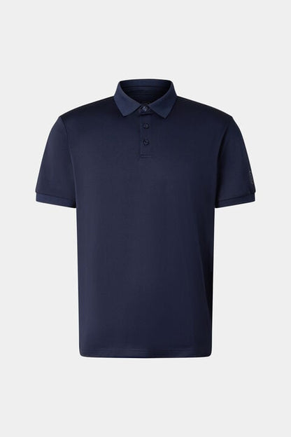 Daniel Functional Short-Sleeved Top In Navy Blue