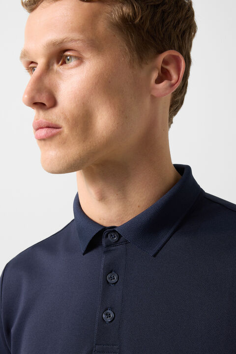 Daniel Functional Short-Sleeved Top In Navy Blue