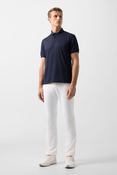 Daniel Functional Short-Sleeved Top In Navy Blue