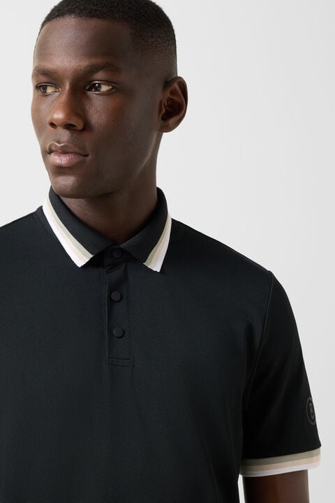 Arik Functional Short-Sleeved Top In Black
