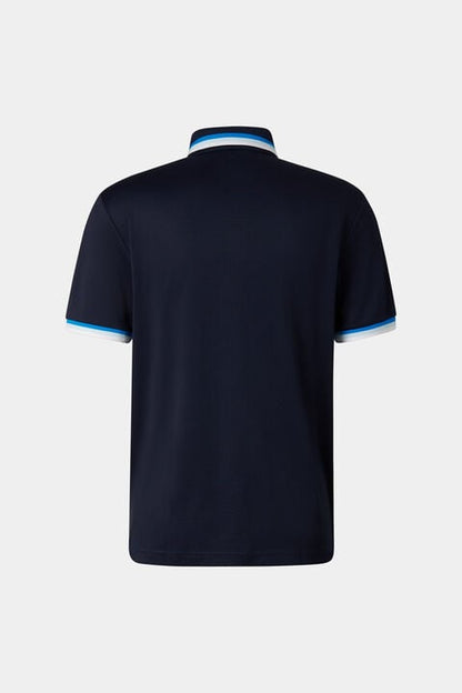 Arik Functional Short-Sleeved Top In Navy Blue