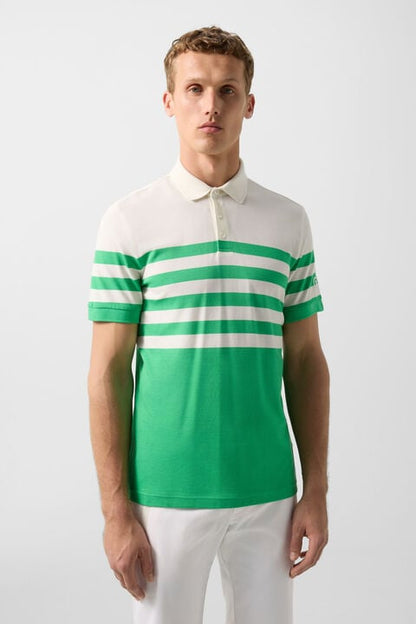 Antonio Functional Short-Sleeved Top In Green/Off-White