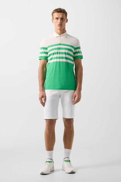 Antonio Functional Short-Sleeved Top In Green/Off-White