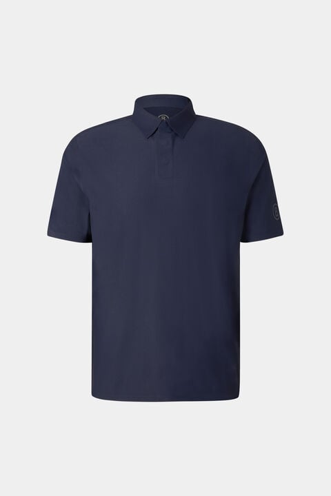 Casimir Functional Short-Sleeved Top In Navy Blue