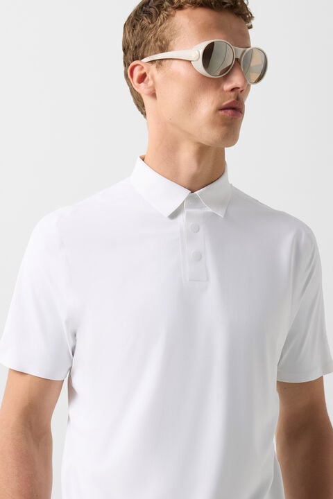 Casimir Functional Short-Sleeved Top In White