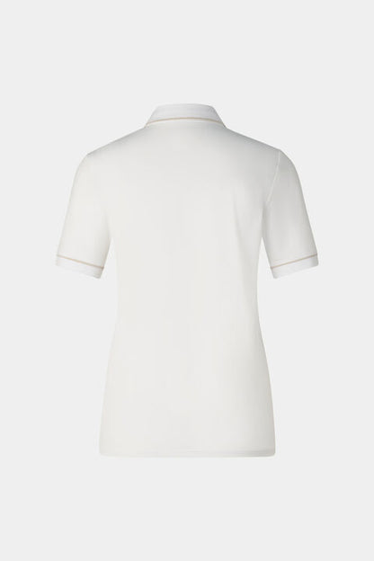 Caren Functional Short-Sleeved Top In White
