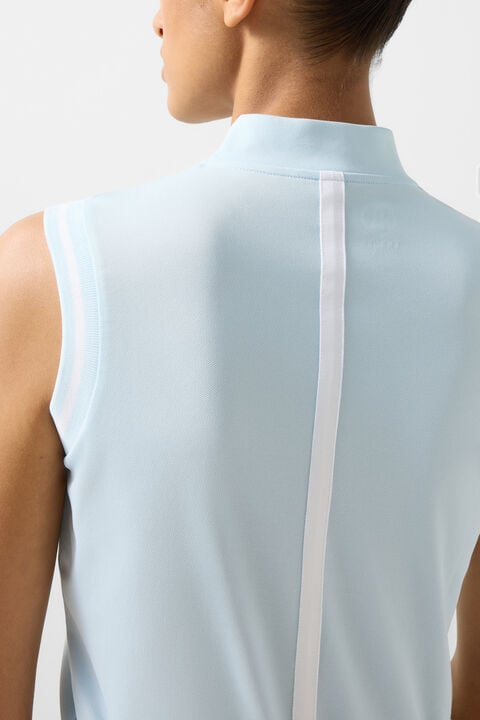 Evi Polo Top In Light Blue