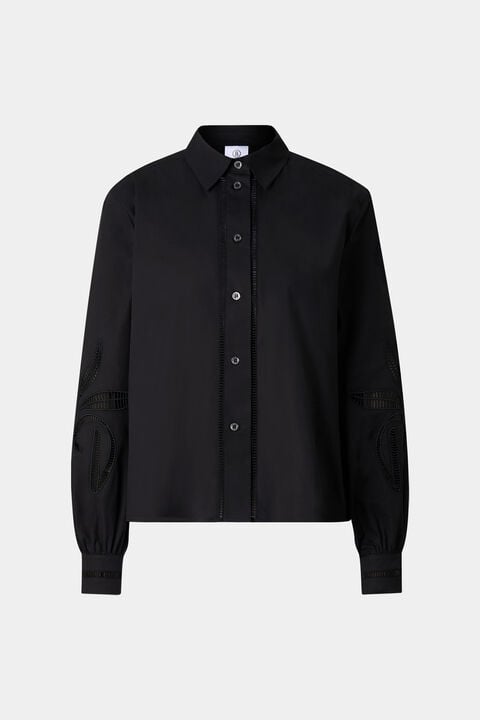Summer Shirt Blouse In Black