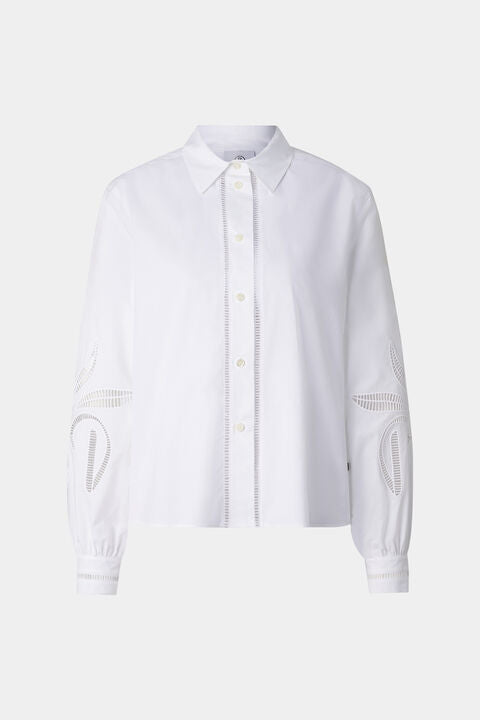 Summer Shirt Blouse In White
