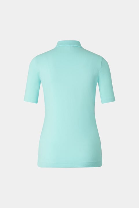 Malika Polo Shirt In Cyan-Blue