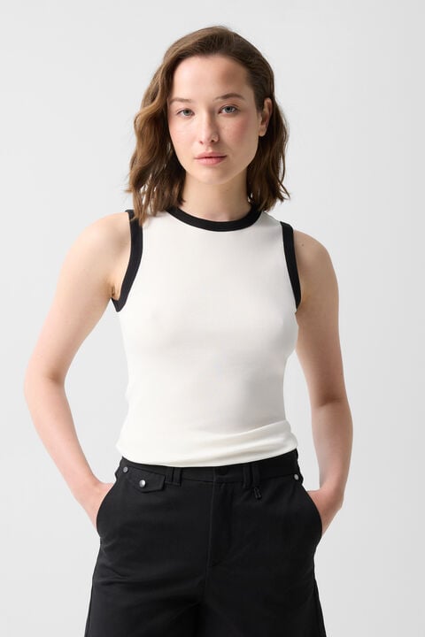 Niki Tank Top In Off-White