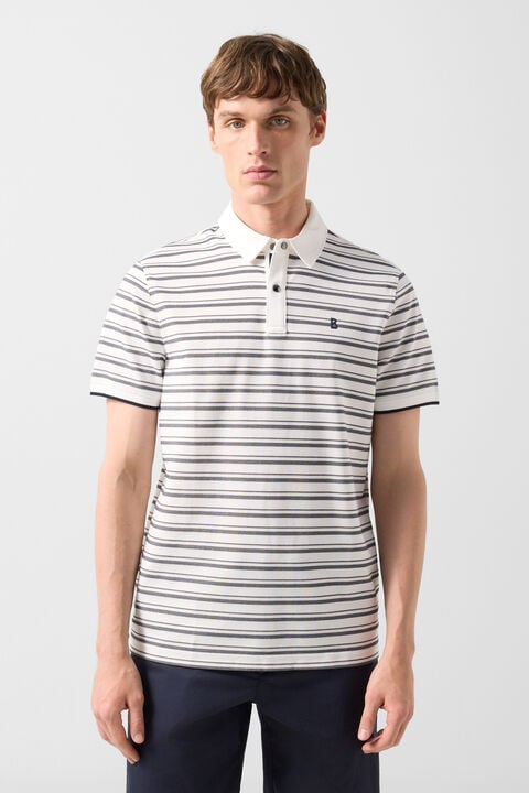 Timo Polo Shirt In Black/Off-White