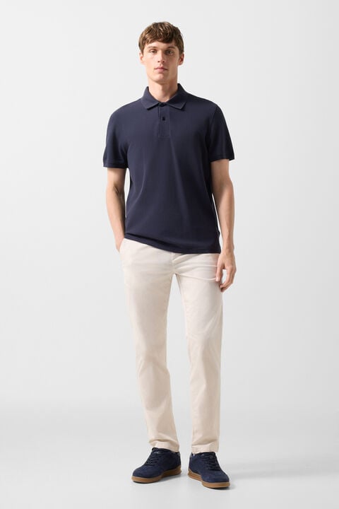 Fion Polo Shirt In Navy Blue