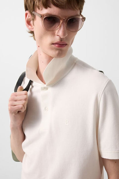 Fion Polo Shirt In Off-White
