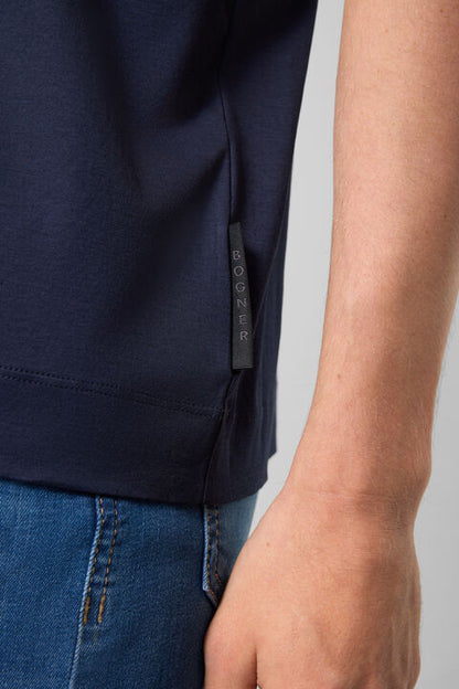 T-Shirt Tiam In Navy Blue