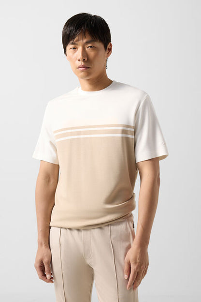 T-Shirt Pete In Beige/Cream