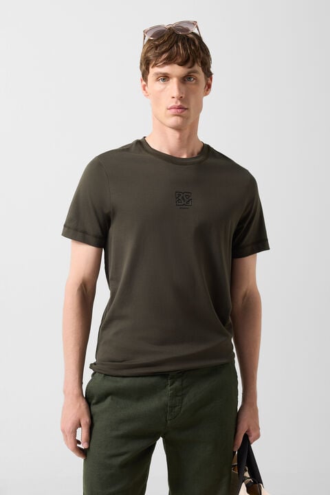 T-Shirt Roc In Olive Green