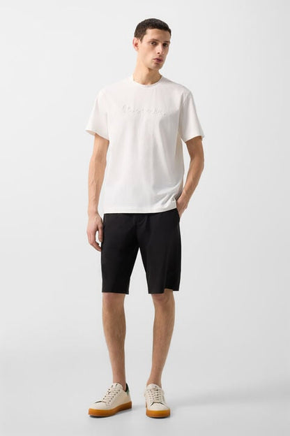T-Shirt Lukas In Off-White