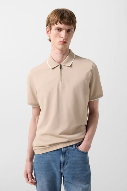 Timo Polo Shirt In Beige