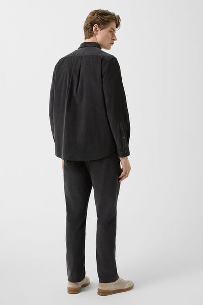 Corduroy Shirt Heiko In Anthracite