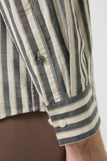 Shirt Heiko In Grey/Sand