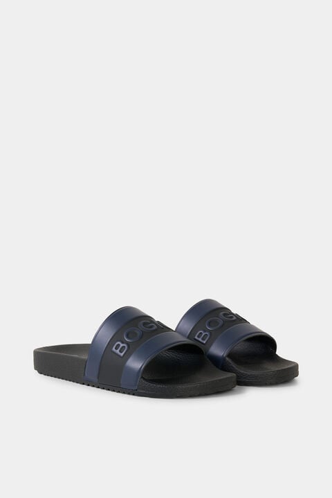 Slides Belize In Navy Blue/Black
