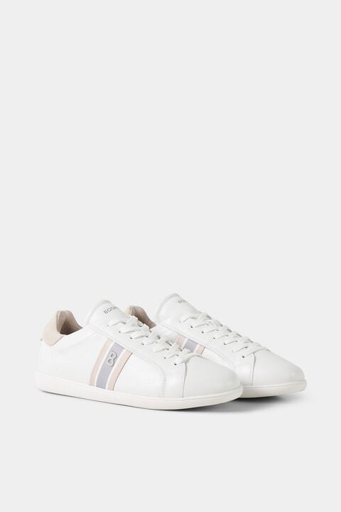 Columbus Trainers In White/Beige