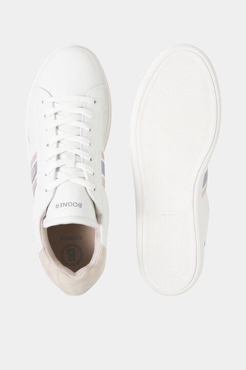 Columbus Trainers In White/Beige