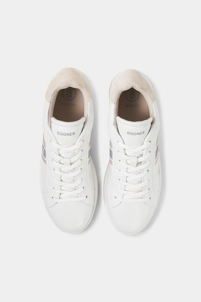 Columbus Trainers In White/Beige