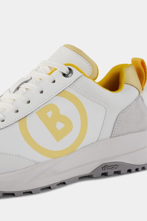 Sneaker Golf  In White/Yellow