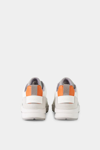 Golf Sneaker In White/Orange