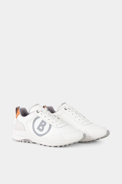 Golf Sneaker In White/Orange