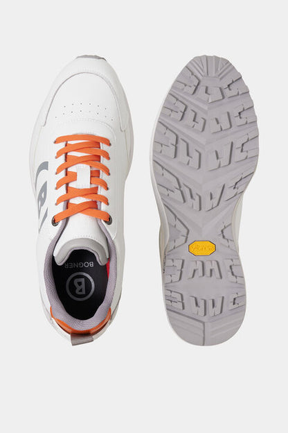 Golf Sneaker In White/Orange