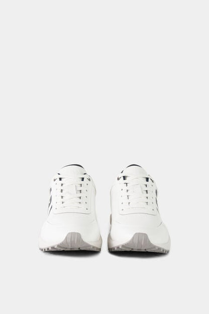 Golf Sneaker In White/Navy Blue