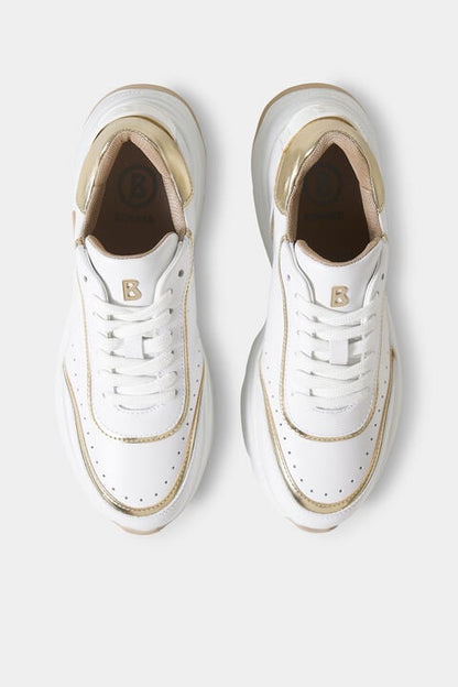 Kobe Sneaker In White/Gold