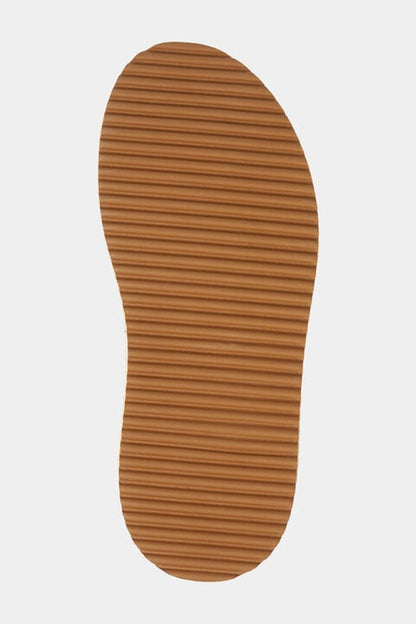 Sorrento Platform Sandals In Beige