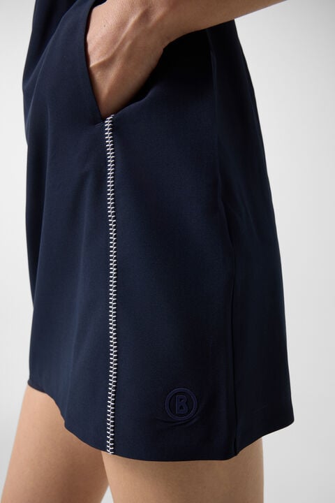 Leony Functional Dress In Navy Blue