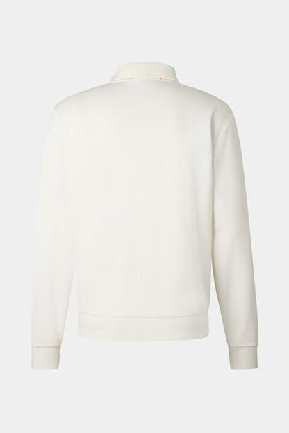 Cajus Polo Sweatshirt In Off-White