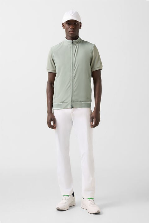Mahdi Functional Waistcoat In Eucalyptus
