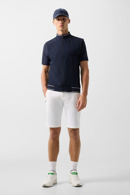 Mahdi Functional Waistcoat In Navy Blue