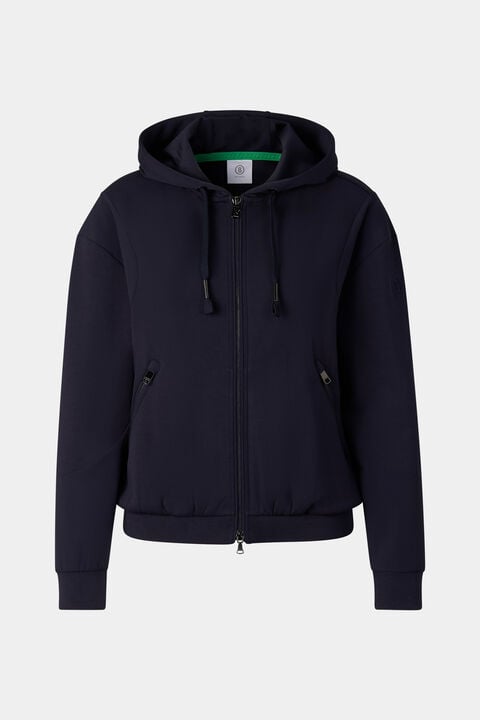 Julietta Jersey Jacket In Navy Blue