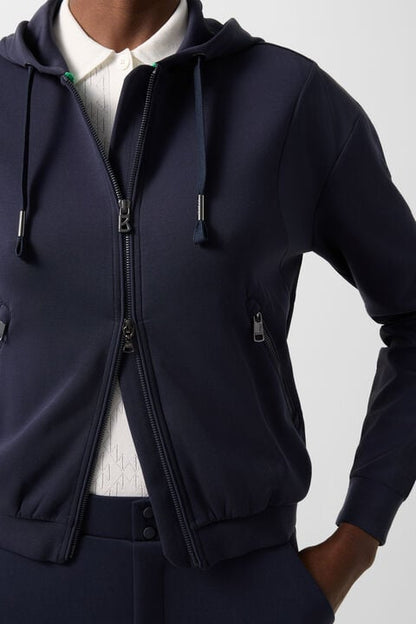 Julietta Jersey Jacket In Navy Blue