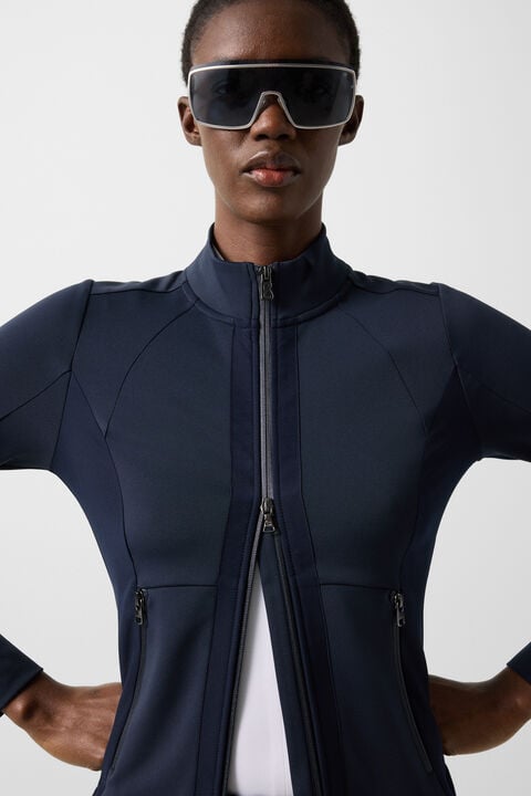 Bahar Functional Jacket In Navy Blue
