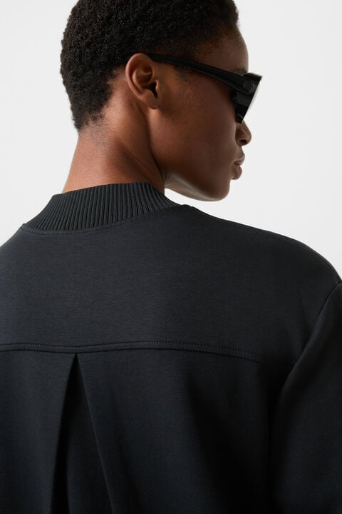 Nika Jersey Jacket In Black