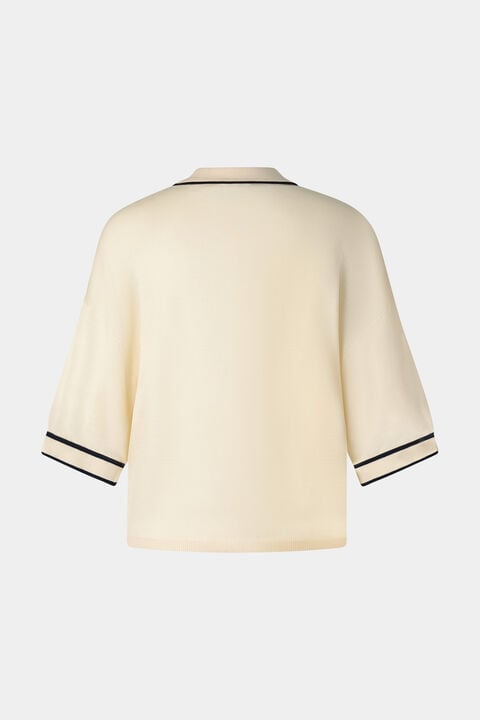 Knitted Shirt Paris In Cream