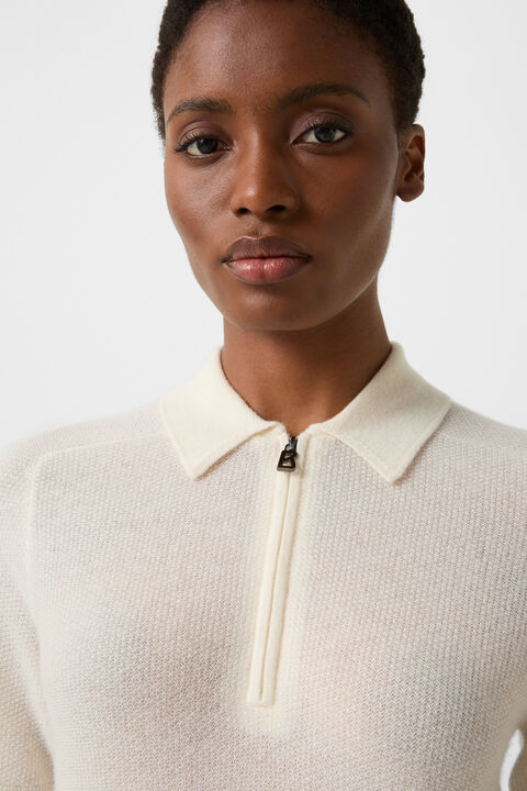 Knitted Polo Shirt Shari In Sand